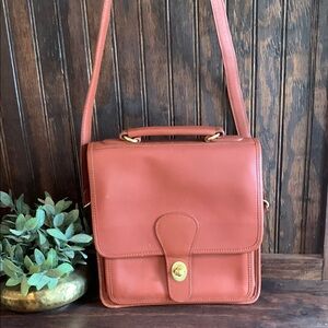 Classic Brown Leather Shoulder Bag
